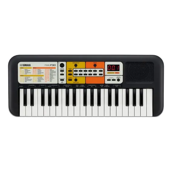 Teclado preto portátil Yamaha PSS-F30 Foto 1