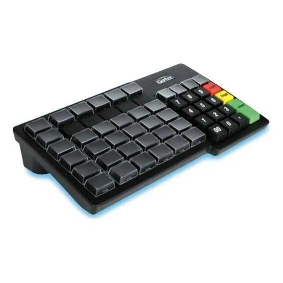 Teclado Programável Gertec Tec 55 Usb Preto Foto 1