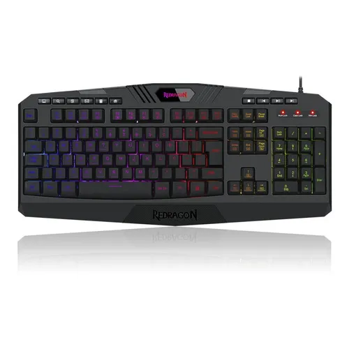 Teclado Redragon Harpe 2 Gamer K503-rgb V2 Rgb Preto Cor De Teclado Preto Foto 1