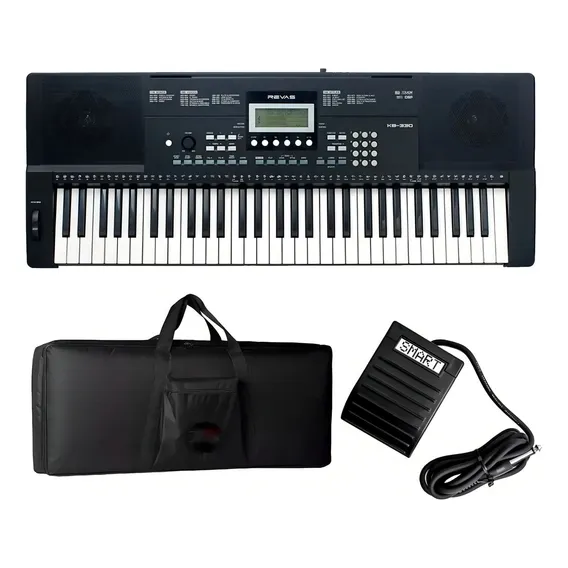 Teclado Roland Kb 330 Revas Com Capa E Pedal Sustain Foto 1