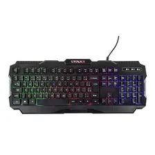Teclado Satellite Ak-837 Usb Português Retroiluminação Cor de teclado Preto Foto mini 1