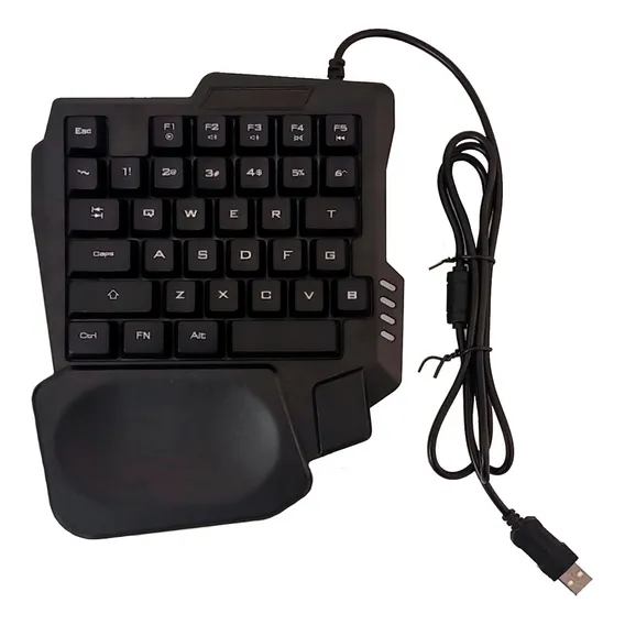 Teclado Semi Mecânico One Handed Rgb Ergonômico Mobile/pc Foto 1