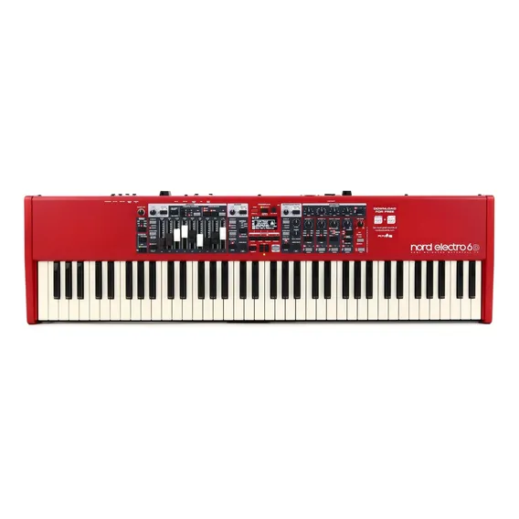 Teclado Sintetizador Nord Electro 6d 73 Vermelho Foto 1
