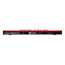 Teclado Sintetizador Nord Electro 6d 73 Vermelho Foto mini 4