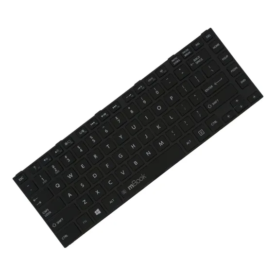 Teclado Toshiba Satellite Aemtcu00010 Us Mp 11b23us 920b Cor Conforme Imagens Do Anúncio Idioma Foto 1