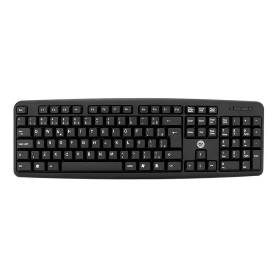 Teclado Usb Bright Basic - Abnt2 - Preto - 0014 Foto 1