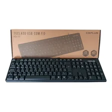 Teclado Usb Slim Teclado Usb Barato Abnt2 Resistente À Agua Foto mini 2
