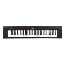 Teclado Yamaha Piaggero NP-35b preto e preto Foto  mini 1