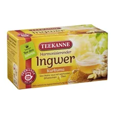 Teekanne - Chá Gengibre E Curcuma (18 Saquinhos) 32,4g Foto  mini 1