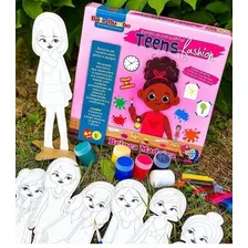 Teens Fashion (9 Bonecas Para Pintar) - Bate Bumbo Foto mini  2
