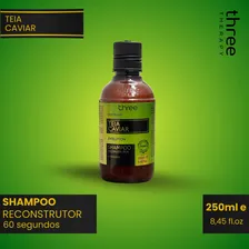 Teia Caviar Pantovin Shampo Reconstrutor Three Therapy 250ml Foto mini 2