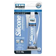 Tekbond Adesivo De Silicone Acetico 50g Transparente Blister Foto  mini 1