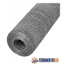 Tela Arame Pinteiro Aves 1,0m X 50m Bwg 24 Ferramentas Ldi Cor Cinza Foto mini 4