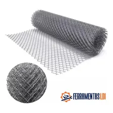 Tela Arame Pinteiro Aves 1,0m X 50m Bwg 24 Ferramentas Ldi Cor Cinza Foto mini  3