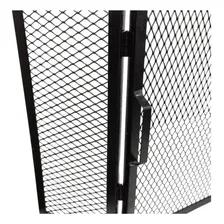 Tela Articulada Grade De Proteção Para Lareira 19+67+19x53cm Cor Preto Foto mini 4