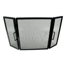 Tela Articulada Grade De Proteção Para Lareira 19+67+19x53cm Cor Preto Foto mini 1