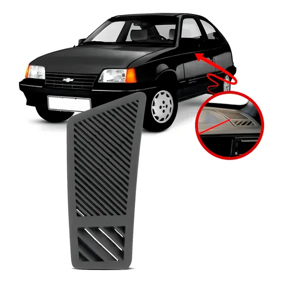 Tela Auto Falante Painel Kadett Ipanema 85 A 94 - Cinza Cor Esquerdo Foto 1