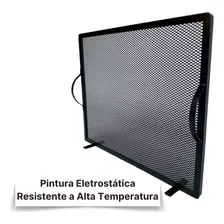 Tela De Proteção Para Lareira - Transvisionsteel® Cor 70x50 Foto mini 4