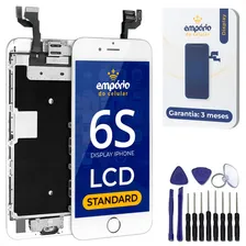 Tela Display Frontal Lcd Touch iPhone 6s Emp贸rio Standard Cor Branco Foto mini 4