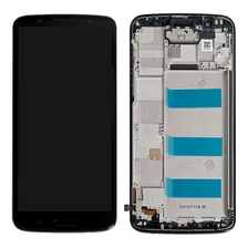 Tela Frontal Completo Do Moto G6 Plus Xt1926 Com Aro Orginal Cor Azul Índigo Foto  mini 1