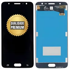 Tela Frontal Touch Display Compatível J7 Prime G610 + Cola Cor Preto + Cola Foto  mini 1