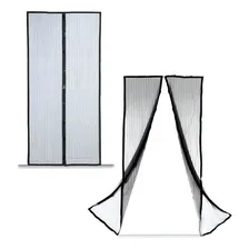 Tela Mosqueteira Magnetica P/ Porta Cortina Protecao Inseto Foto mini 3