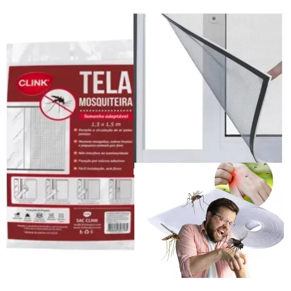 Tela Mosquiteira Anti Inseto/mosquito P/ Janela Foto 1