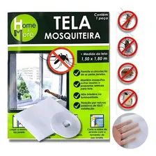 Tela Mosquiteira Janela Anti-inseto Mosquito 150x180 + Fita Foto  mini 1