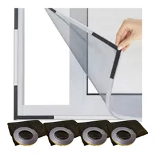 Tela Mosquiteira Magnetica Janelafácil Imãs 4und Cor Preto Foto mini 1