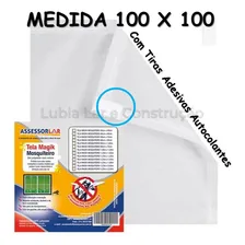 Tela Mosquiteiro Magik Para Janelas Com Velcro 100x100 Foto mini 4