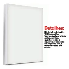 Tela Pintura 60x90 P/ Tinta AcrÃlica Ou A Óleo Estilo Arte Foto mini 4
