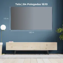 Tela Reflexiva Para Projetor 16:10 84 Polegadas Salange Cor Cinza Foto mini 2