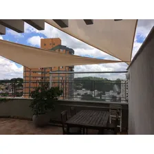 Tela Sombralux 5x5x7m Triangulo Areia + Kit Foto mini  3