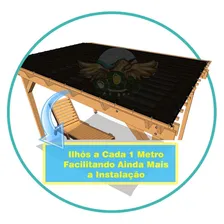 Tela Sombreamento 3x1 Sombrite 80% Cobertura Garagem Piscina Foto mini  2