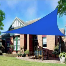Tela Sombreamento Solar Shade 4x4m Azul Com Kit Foto mini  3