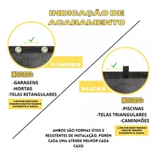 Tela Sombrite 80% Preto 5x3 Bainha E Ilh贸s Foto mini 3
