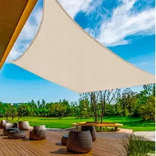Tela Toldo Shade Sombreamento Cor Areia Multiuso 8x4 M Foto mini 3