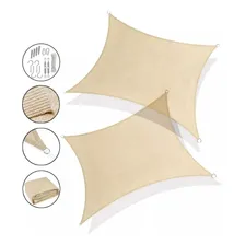 Tela Toldo Sombreamento 8x5 Mts Shade + Kit Fixação Foto mini 2