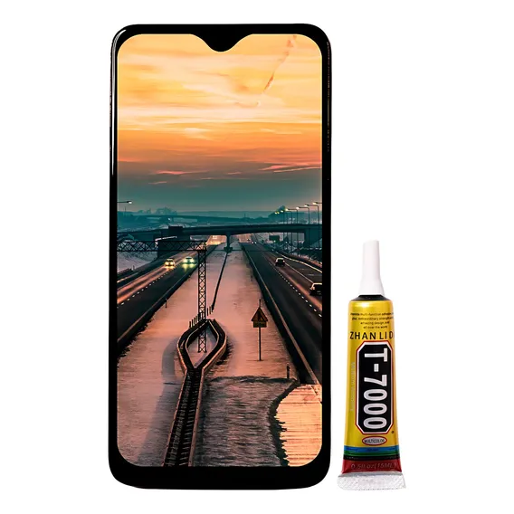 Tela Touch Lcd Compatível Samsung Galaxy A10 S Aro + Cola Cor Preto Foto 1