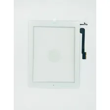 Tela Touch Screen Compatível Com iPad 4 Com Cola E Botão Cor Branco Foto  mini 1