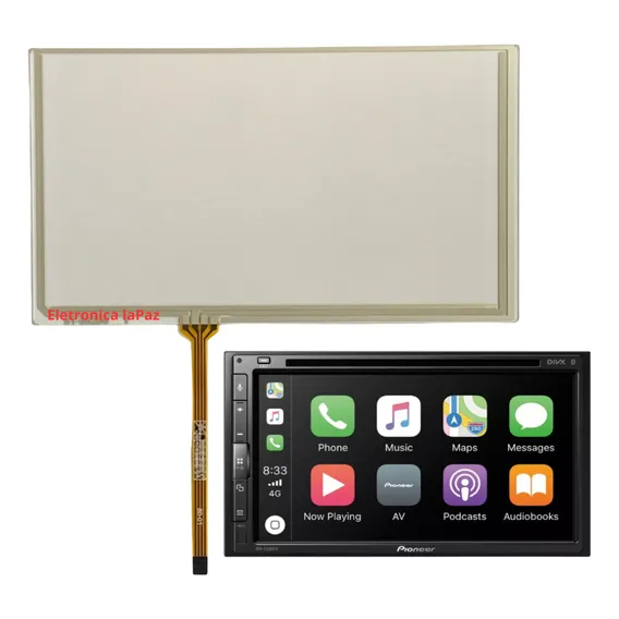 Tela Touch Screen Pioneer Avh-x8580bt E Avh-8680bt 6.9 100 Foto 1