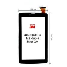 Tela Touch Vidro Tablet How Max Ht 705g 3g 7 Polegadas Foto  mini 1