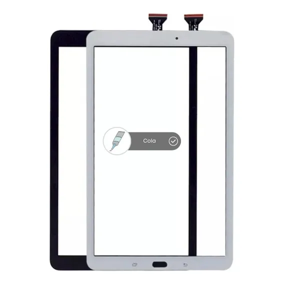 Tela Vidro Touch Para Tablet Tab T560 T561 9.6 Pol + Cola Cor Branco Foto 1