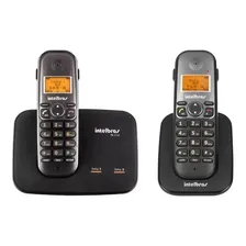 Telefone 2 Linhas Ts 5150 + 1 Ramal Ts 5121 Intelbras Cor Preto Foto  mini 1