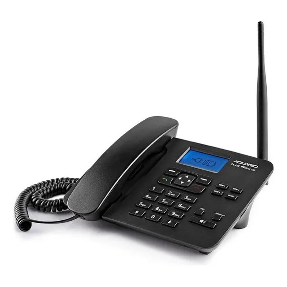 Telefone Celular Fixo Aquario Ca-42s 2g Para 2 Chips Cor Preto Foto 1