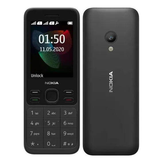 Telefone Celular Nokia 150 Para Idosos Dois Chips Bluetooth Cor Preto Foto 1