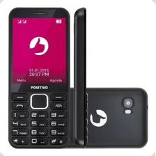 Telefone Celular Positivo Para Idosos Números Grandes Cor Preto Foto mini 4