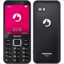 Telefone Celular Positivo Para Idosos Números Grandes Cor Preto Foto mini  3