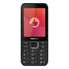 Telefone Celular Positivo Para Idosos Números Grandes Cor Preto Foto  mini 1