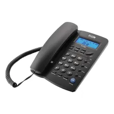 Telefone Elgin C/fio Ident. Chamadas/viva Voz Tcf 3000 Preto Foto mini 1